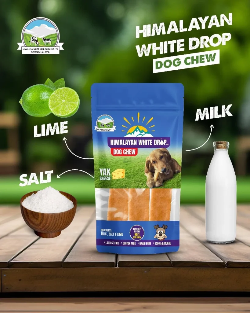 Himalayan White Drop Dog Chew