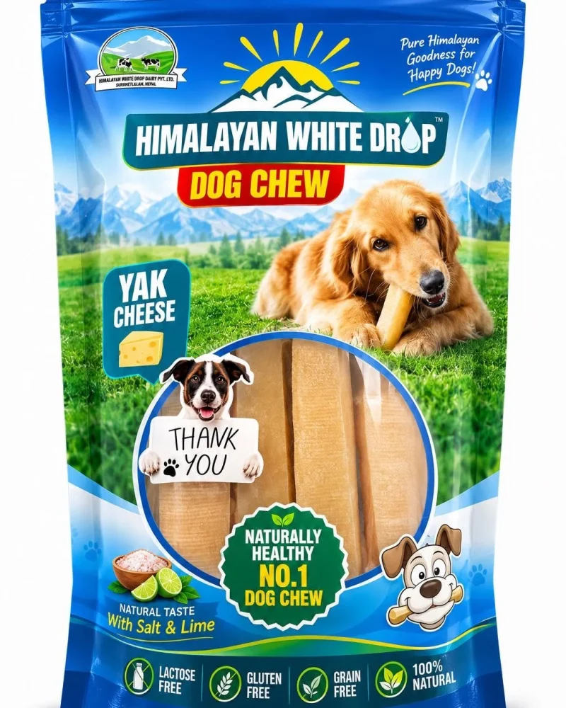 Himalayan White Drop Dog Chew